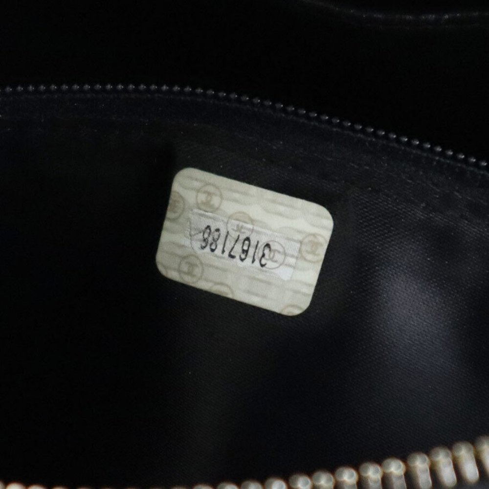 Auth CHANEL Triple CC Logo Crossbody Shoulder Bag Black Leather/Goldtone - Picture 9 of 13